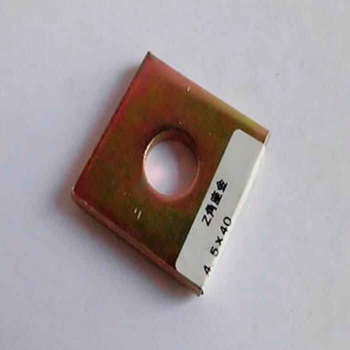 Zマーク 角座金 4.5×40