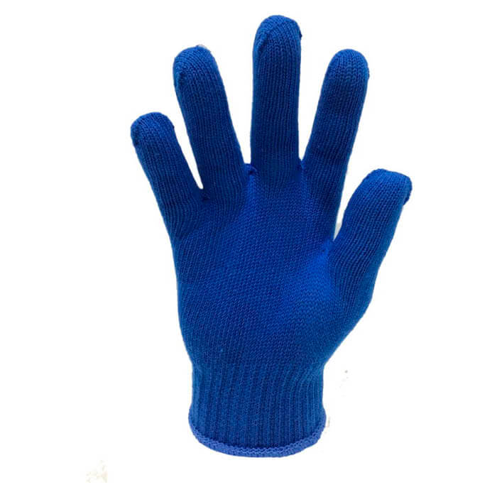 のびのびカラー手袋 ブルー 263