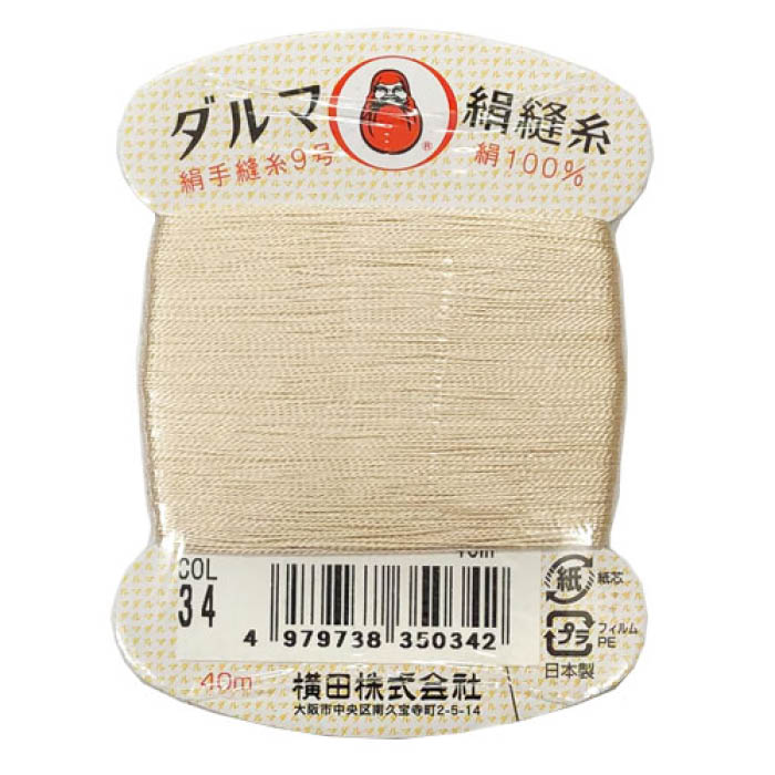 横田 ダルマ 絹手縫糸 COL.34