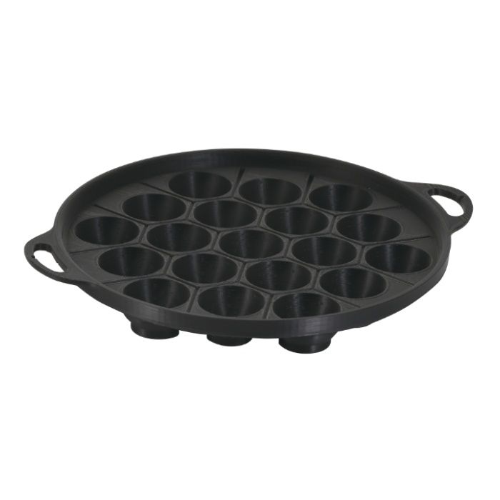 パール金属 バーニスタ 鉄鋳物製IH対応たこ焼きプレート (19穴)HC-942