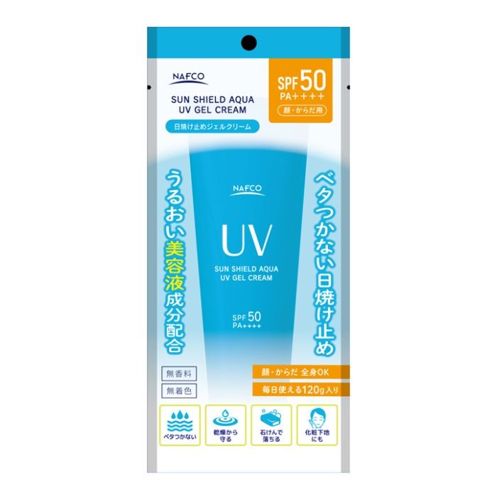 ナフコ 日焼け止めUVジェルクリーム 120g