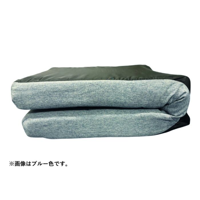 ナフコ コンパクトにたためる キルトハイバック座椅子 BE W44×D55×H61cmの説明画像2