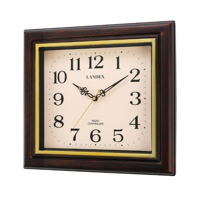 Landex 電波掛時計　門時(MON‐JI) YW9195BR