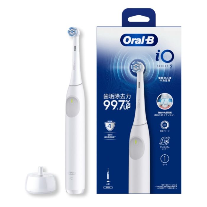 P&G 電動歯ブラシ ブラウンオーラルB iO2 ホワイトの説明画像2