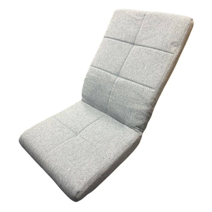 ナフコ コンパクトにたためる キルトハイバック座椅子 BL W44×D55×H61cm
