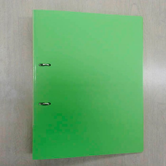 DリングファイルA4サイズ220枚収容黄緑 FD-RG-YG