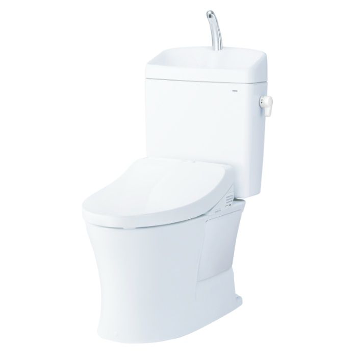 TOTO KQリモデル手洗有・ウォシュレットKM31セット　ホワイト CS232BM/SH233BA/KM31/NW1