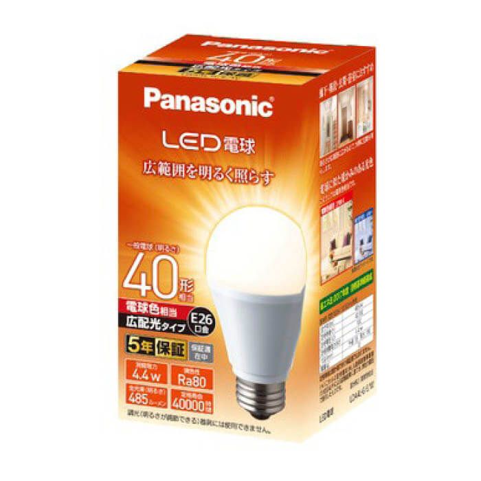Panasonic(パナソニック) LED電球広配光B40WL色 LDA4LGEW