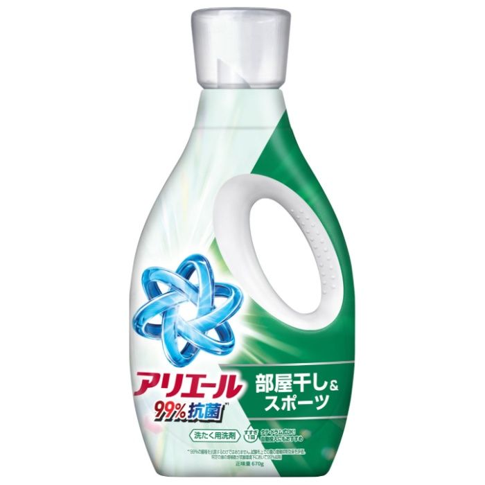 P&G アリエールジェル 部屋干し本体670g