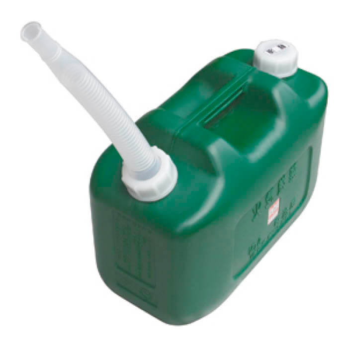 ポリエチレン軽油缶10L緑 D-KEIYU10L