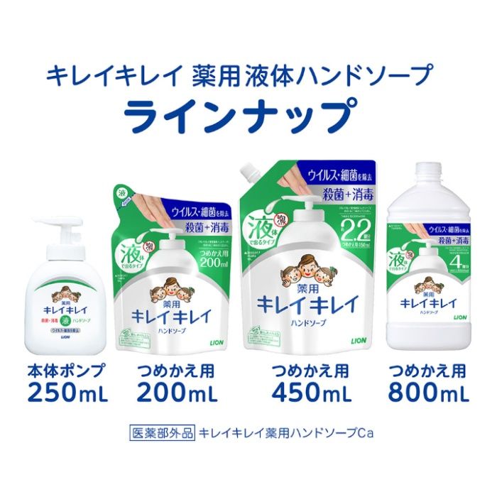 ライオン キレイキレイ 薬用液体ハンドソープ シトラスフルーティの香り 本体の説明画像4