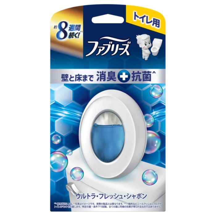 P&G ファブリーズ W消臭 トイレ用消臭剤+抗菌 ウルトラ・フレッシュ・シャボン 本体