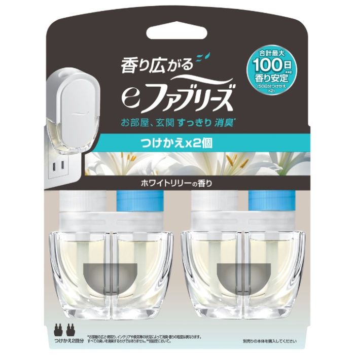 P&G eファブリーズ ホワイトリリ-の香り付替2個