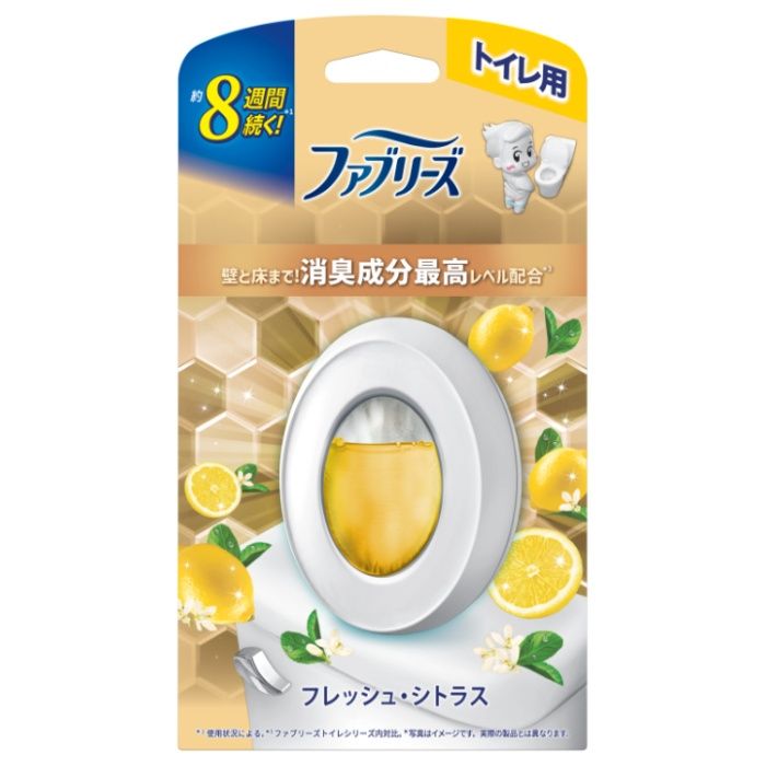 P&G ファブリーズ W消臭 トイレ用消臭剤+抗菌 フレッシュ・シトラス 本体
