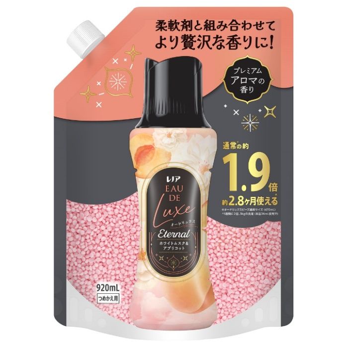 P&G レノアオードリュクスアロマジュエル ホワイトムスク&アプリコット 詰替920ml