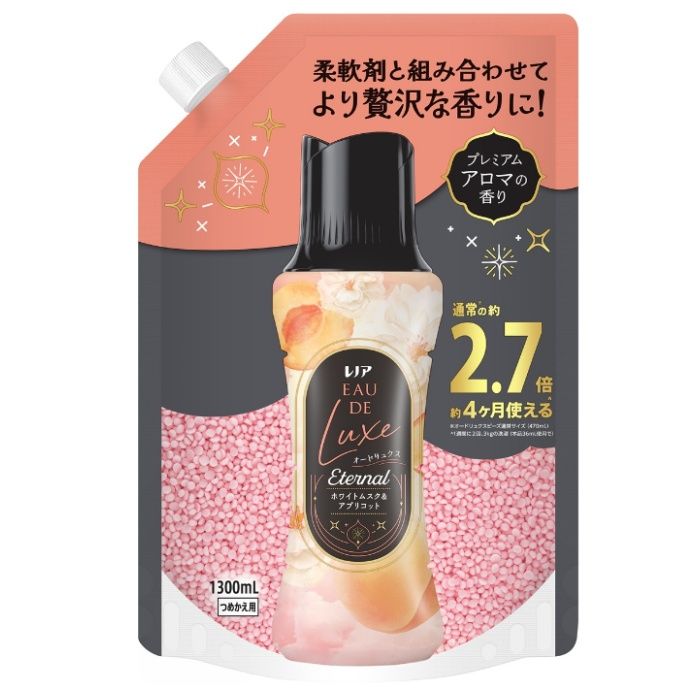 P&G レノアオードリュクスアロマジュエル ホワイトムスク&アプリコット 詰替1300ml
