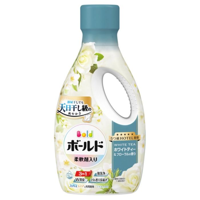 P&G ボールドジェル ホワイトティー本体680g
