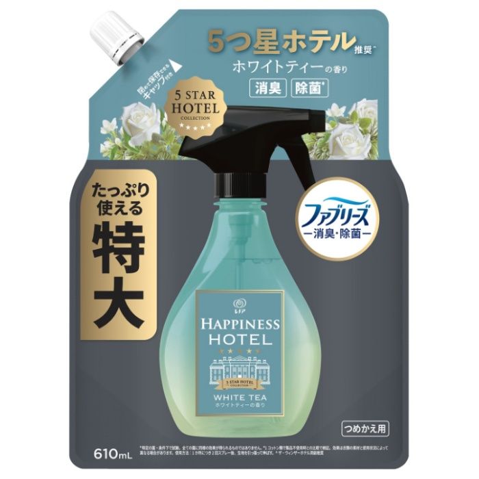 P&G レノアハピネスミスト ホワイトティー詰替610ml