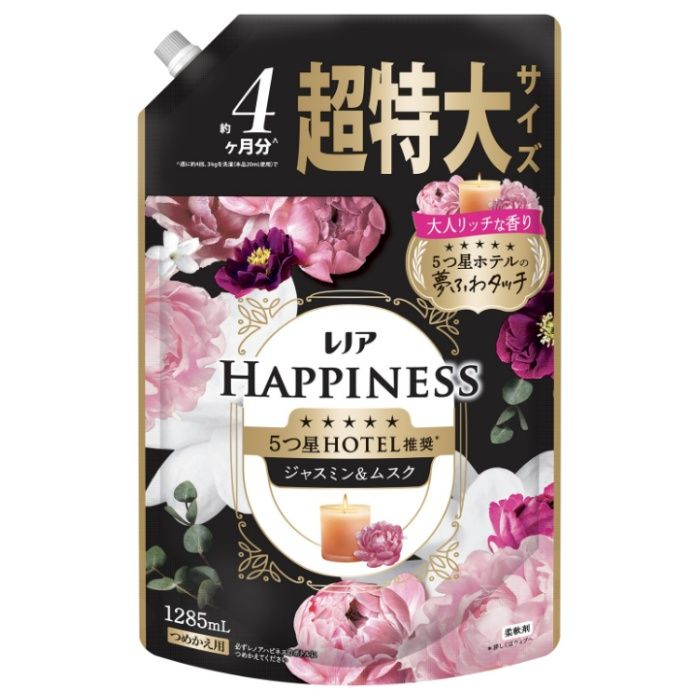 P&G レノアハピネス夢ふわタッチ ジャスミン&ムスク詰替1285ml
