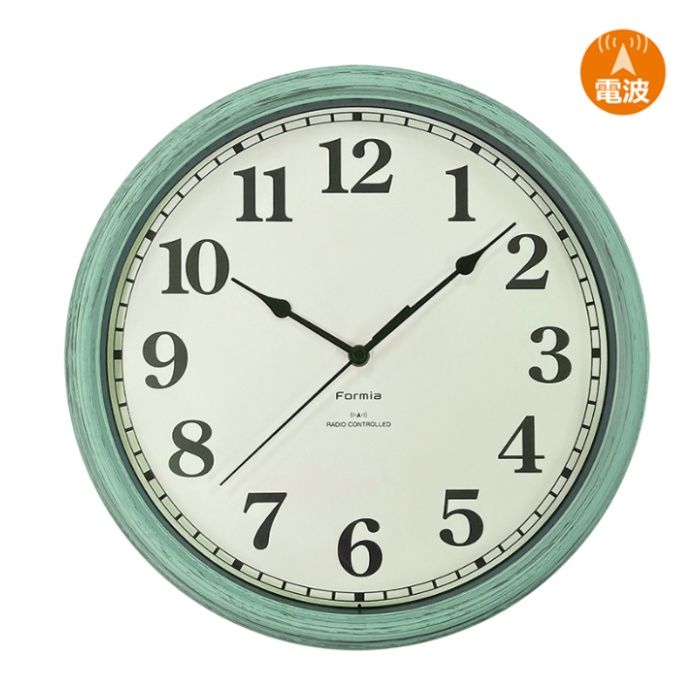 Formia インテリア電波掛時計 HIC011RCGN