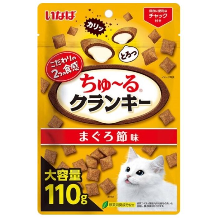 いなばペット ちゅーるクランキー　まぐろ節味 110g
