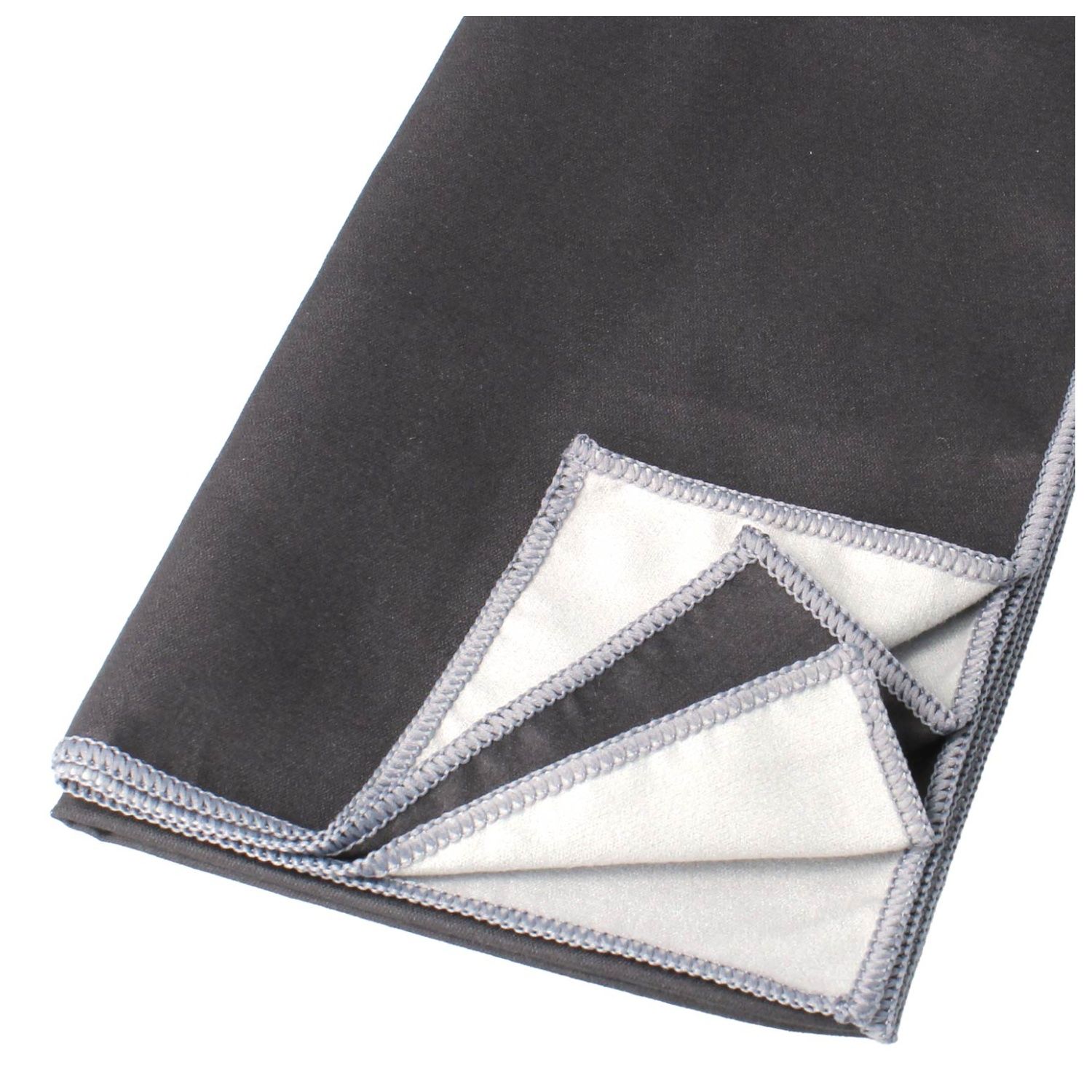 allCool 冷却・速乾マイクロファイバータオル ブラック バスタオルサイズの説明画像2