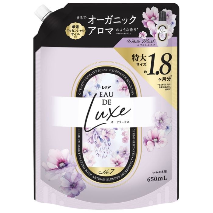 P&G レノアオードリュクス ホワイトムスク詰替650ml