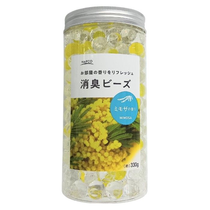 ナフコ 消臭ビーズ本体 ミモザ　330g