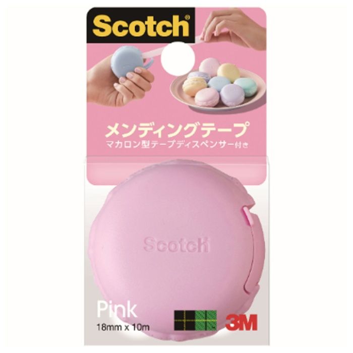 スリーエムジャパン メンディングテープ　マカロン 810 MCR-PK