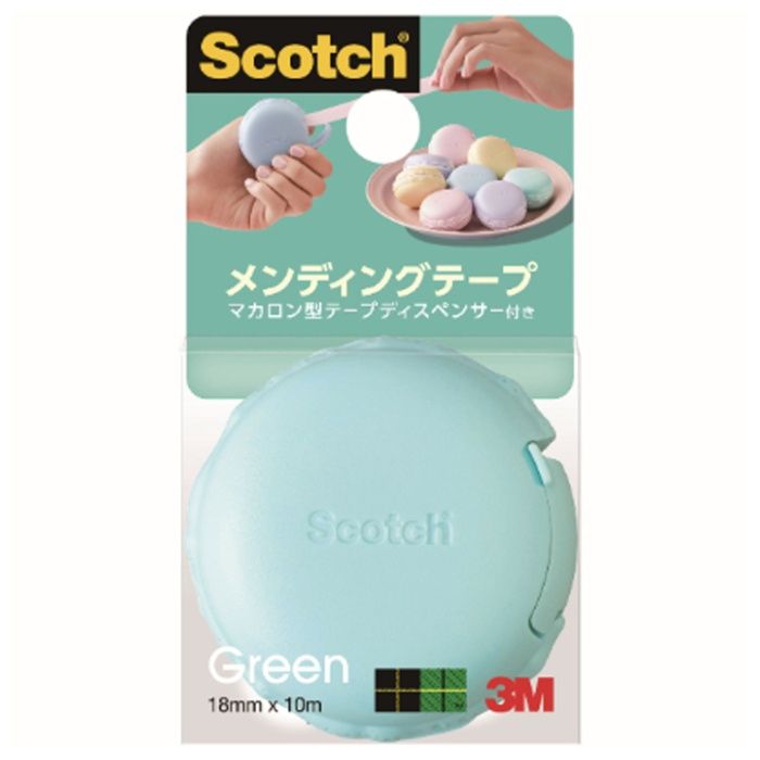 スリーエムジャパン メンディングテープ　マカロン 810 MCR-GR