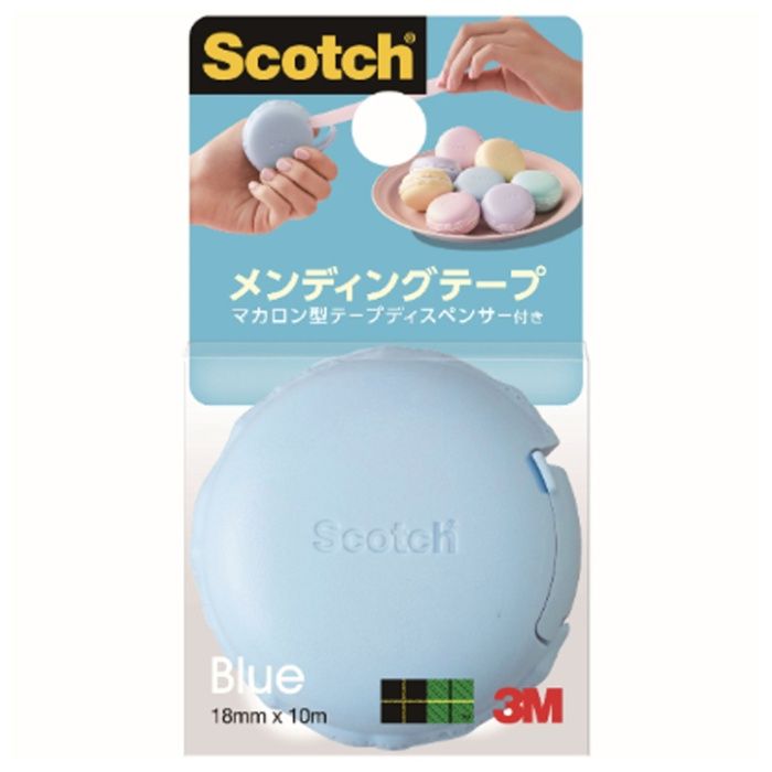 スリーエムジャパン メンディングテープ　マカロン 810 MCR-BL
