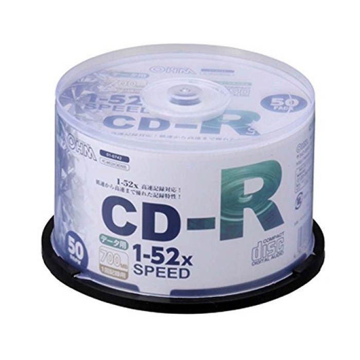 CD-R52Xデータ用50Pスピンドル PC-M52XCRD50S