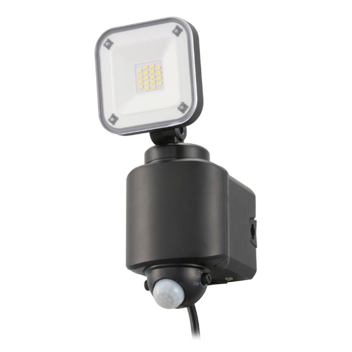 オーム電機 コンセント式防犯センサーライト(1灯) LS-A160W1