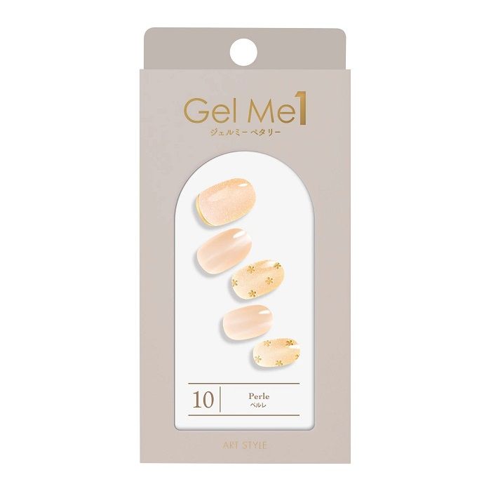 GelMe1 ジェルミー ペタリー 貼るジェルネイルシール 10 ペルレ