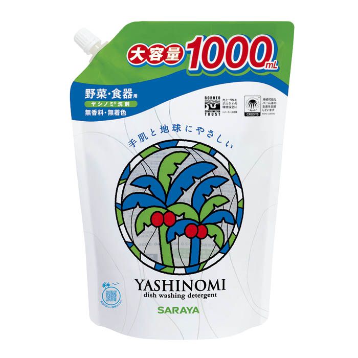 東京サラヤ ヤシノミ洗剤スパウト 詰替用1000ml