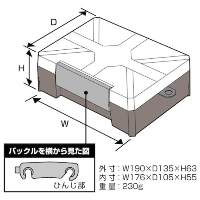 ANEX アネックス　タフケース ATC-RKの説明画像3