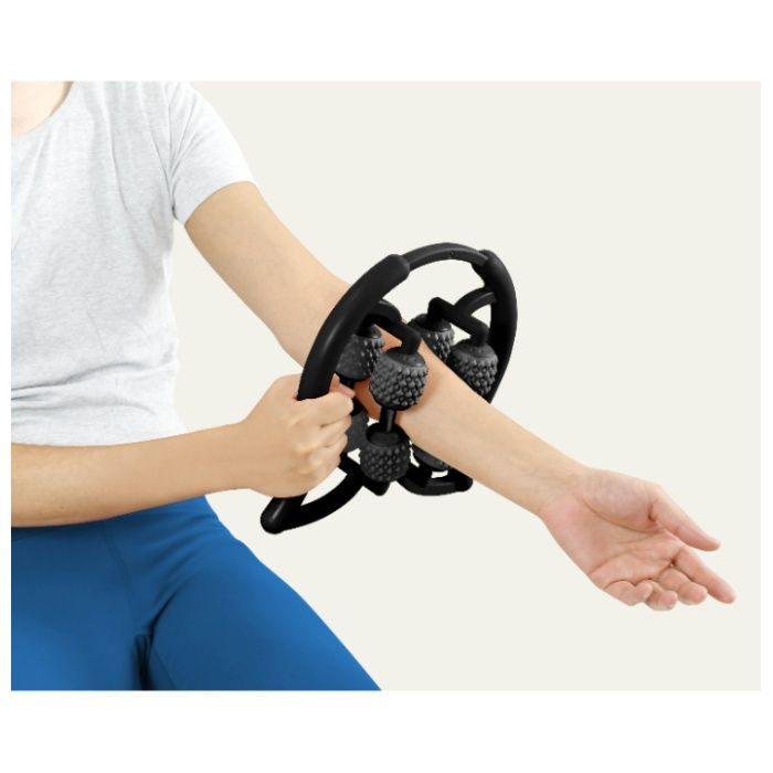 La-vie あしケア時間　8ローラー　ブラック 3B-4863の説明画像4