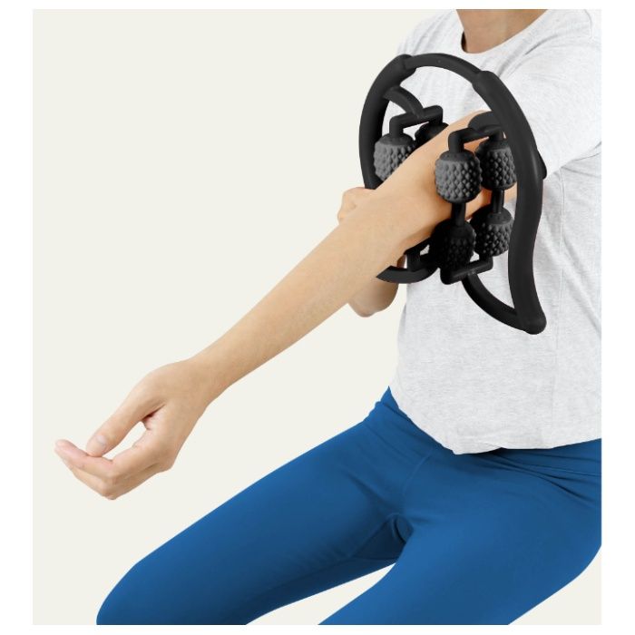 La-vie あしケア時間　8ローラー　ブラック 3B-4863の説明画像5