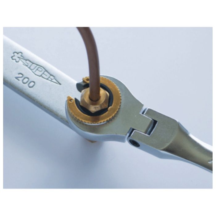 スーパーツール スーパー　オープンギアレンチ(フレックスタイプ)L:231mm　呼び:17 GCW17Fの説明画像4