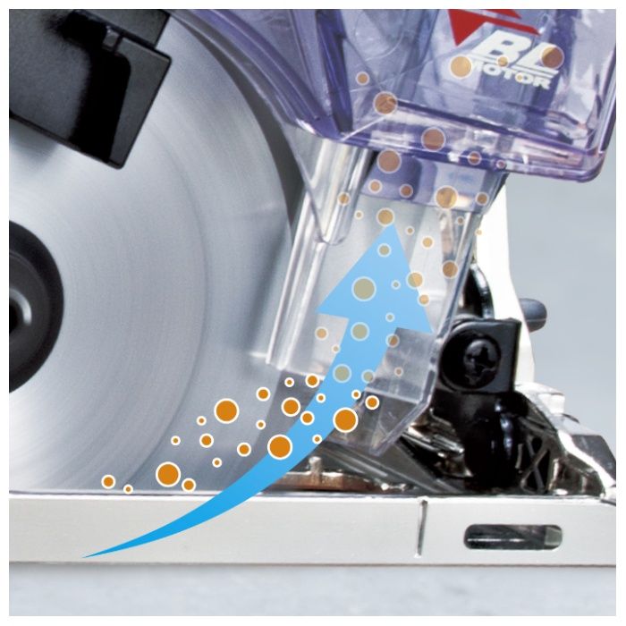 マキタ 18V充電式防じんマルノコ　本体のみ KS515DZの説明画像4