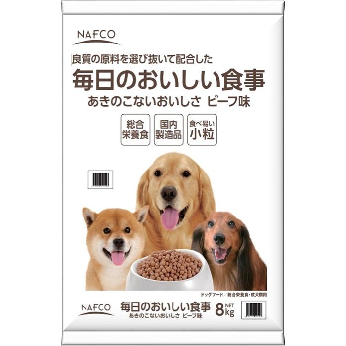 ナフコ 毎日のおいしい食事 成犬期用8kg