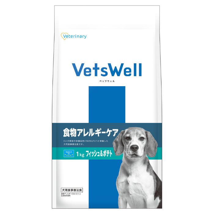 マルカン ベッツウェル 犬療法食食物アレルギーケア フィッシュ&ポテト 1kg