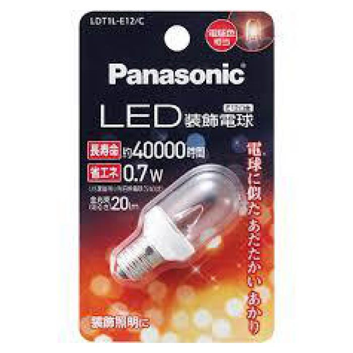 Panasonic (パナソニック) LED装飾電球T形タイプクリア LDT I LE12C