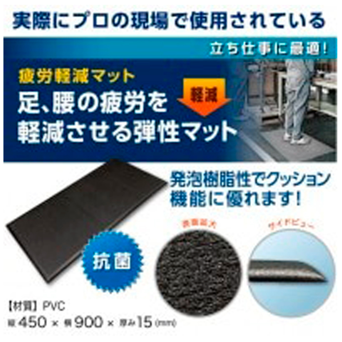 疲労軽減マット 900X450BKの説明画像2
