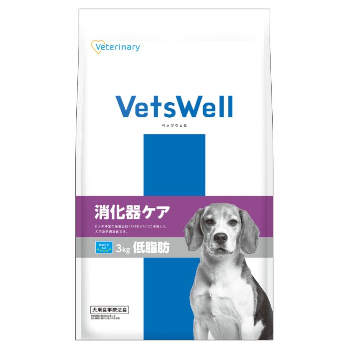 マルカン ベッツウェル 犬用療法食 消化器ケア低脂肪 3kg