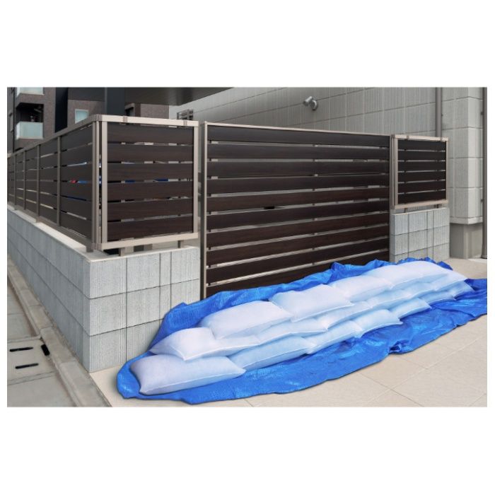 アイリスオーヤマ 水でふくらむ緊急簡易土のう MKD-10の説明画像6