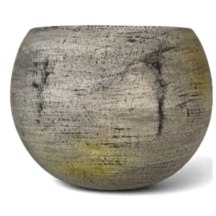 welzo アンティークラウンドポット ブラック