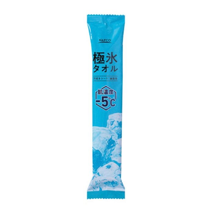 ナフコ 極氷タオル 無香料 10包の説明画像2
