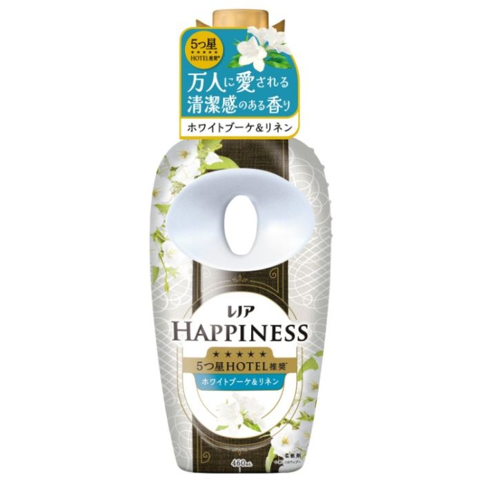 レノアハピネス夢ふわタッチ ホワイトブーケ&リネンの香り 本体 460ml