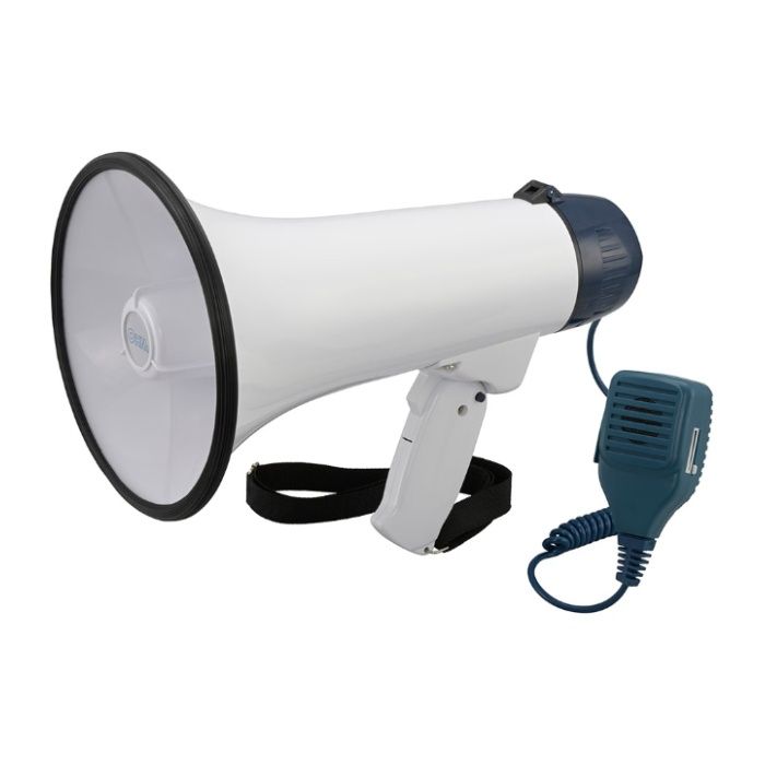 オーム電機 ハンドマイク付き ハンディメガホン XB-11SF-B